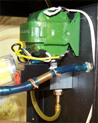 The electro-pneumatic valve and check valve