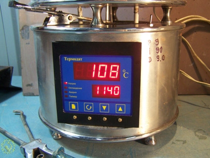 The control unit with temperature control